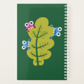 Niedlicher Grüne Leaf Spaß Natur Lover Planer (Rückseite)