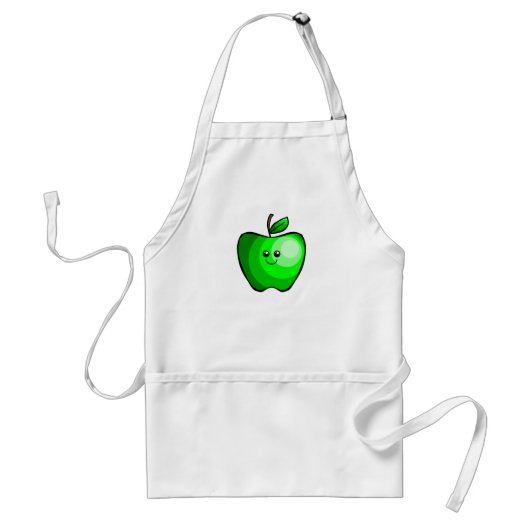 Niedlicher grüner Apple Schürze (Vorne)