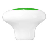 Niedlicher grüner Bär Keramikknauf (Seitenansicht)