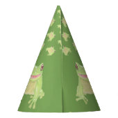 Niedlicher Grüner Baum Frog - 18 transparent. Partyhütchen (Rückseite)