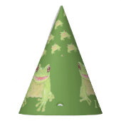 Niedlicher Grüner Baum Frog - 18 transparent. Partyhütchen (Links)