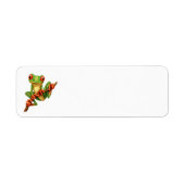 Niedlicher Grüner Baum-Frosch an einer Zweigstelle (Vorne)