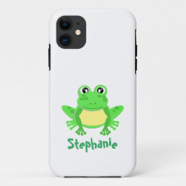 Niedlicher grüner Cartoon Frog Kawaii i iPhone / i Case-Mate iPhone Hülle