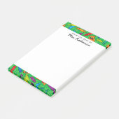 Niedlicher Grüner Crayons Lehrer Von 4 x 6 Uhr Post-it Klebezettel (angewinkelt)