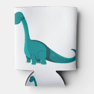 Niedlicher grüner Dinosaurier Dosenkühler