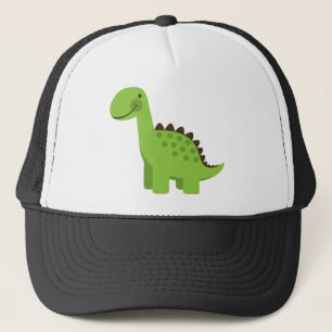 Niedlicher grüner Dinosaurier Truckerkappe