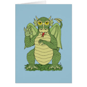 Niedlicher Grüner Drache