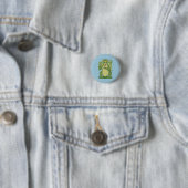 Niedlicher Grüner Drache Button (Beispiel)