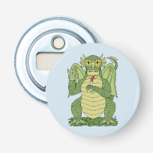 Niedlicher Grüner Drache Flaschenöffner
