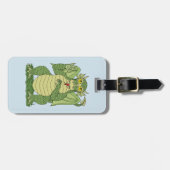 Niedlicher Grüner Drache Gepäckanhänger (Vorderseite horizontal)