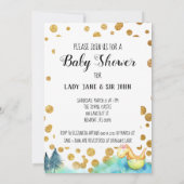 *~* Niedlicher Grüner Drachen, der die Kindermädch Einladung (Rückseite)