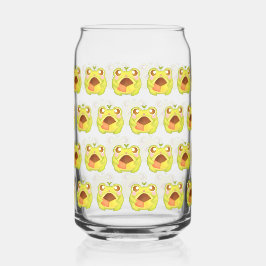 Niedlicher Grüner Frosch Holding Mexican Polvoron  Dosenglas