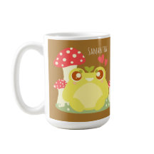 Niedlicher grüner Frosch in der Natur