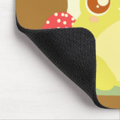 Niedlicher grüner Frosch in der Natur Mousepad (Ecke)