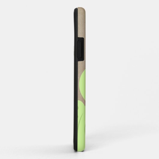 Niedlicher grüner Frosch Rustikaler Happy Lächeln Case-Mate iPhone Hülle (Hinten/Rechts)