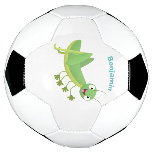 Niedlicher Grüner-Happy-Cartoon Fußball (Gedreht)