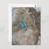 Niedlicher Grüner Herz Rock am Burlington, Fluss I Postkarte (Vorne/Hinten)