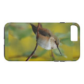 niedlicher grüner Hummingbird-gelber Hintergrund Case-Mate iPhone Hülle (Rückseite (Horizontal))