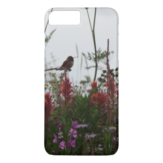 niedlicher grüner Hummingbird in der Dämmerung Case-Mate iPhone Hülle (Rückseite)