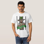 Niedlicher grüner Kobold hinter Gittern T-Shirt (Vorne ganz)