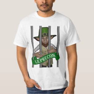 Niedlicher grüner Kobold hinter Gittern T-Shirt