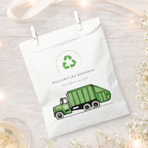 Niedlicher grüner LKWs jenseits der Geburt Geschenktütchen