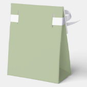 Niedlicher grüner Schnuller Süßerbse in Pod-Kinder Geschenkschachtel (Rückseite)