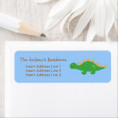 Niedlicher grüner Stegosaurus Dinosaurier für Kind (Insitu)