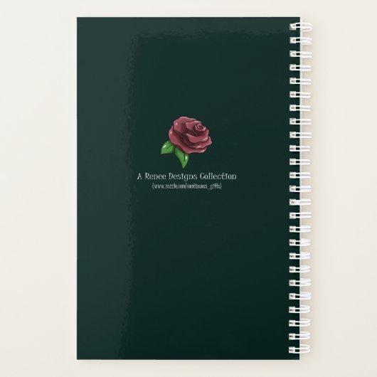 Niedlicher Grüner Tag Planer (Rückseite)