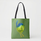 Niedlicher grüner Wasservogel Tasche (Vorderseite)