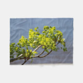 Niedlicher grüner Wind Fleecedecke (Vorderseite (Horizontal))