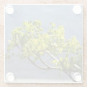 Niedlicher grüner Wind Glasuntersetzer (Rückseite)