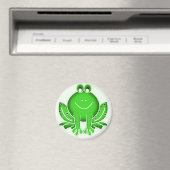 Niedlicher Grünfrosch Magnet (In Situ (Geschirrspüler))