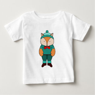 Niedlicher Grünfuchs Baby T-shirt