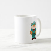 Niedlicher Grünfuchs Kaffeetasse (VorderseiteRechts)