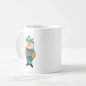 Niedlicher Grünfuchs Kaffeetasse (Vorderseite Links)