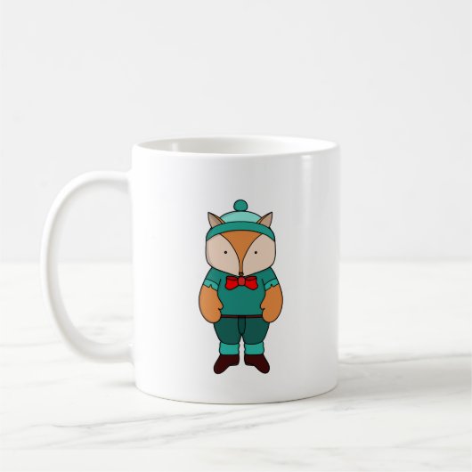 Niedlicher Grünfuchs Kaffeetasse (Links)