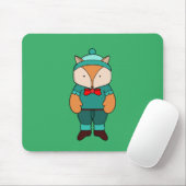 Niedlicher Grünfuchs Mousepad (Mit Mouse)