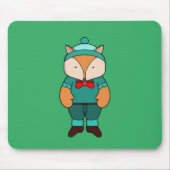 Niedlicher Grünfuchs Mousepad (Vorne)