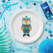 Niedlicher Grünfuchs Pappteller (Party)