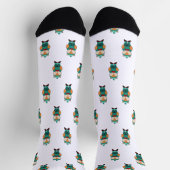 Niedlicher Grünfuchs Socken (Oben)