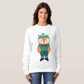 Niedlicher Grünfuchs Sweatshirt (Vorne ganz)