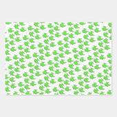 Niedlicher Grünhubschrauber Geschenkpapier Set (Vorderseite 3)