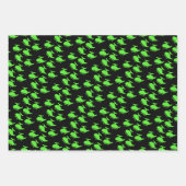 Niedlicher Grünhubschrauber Geschenkpapier Set (Vorderseite 2)