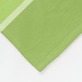 Niedlicher Grünstreifen Safari Jungle Baby Zebra A Fleecedecke (Ecke)