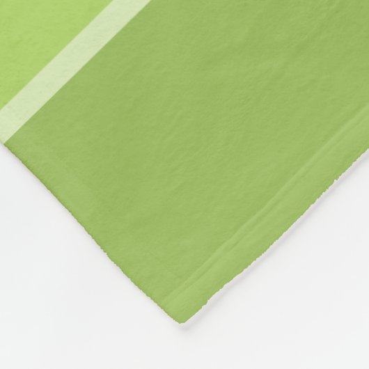 Niedlicher Grünstreifen Safari Jungle Baby Zebra A Fleecedecke (Ecke)