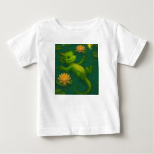 Niedlicher Grünwalddrachen Baby T-shirt