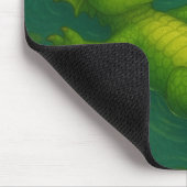 Niedlicher Grünwalddrachen Mousepad (Ecke)