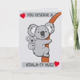 Niedlicher Gruß von Koala-ty Karte
