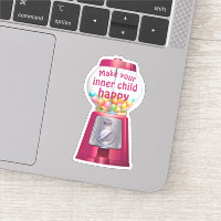 Niedlicher Gumball-Maschineniner-Kinderzettel